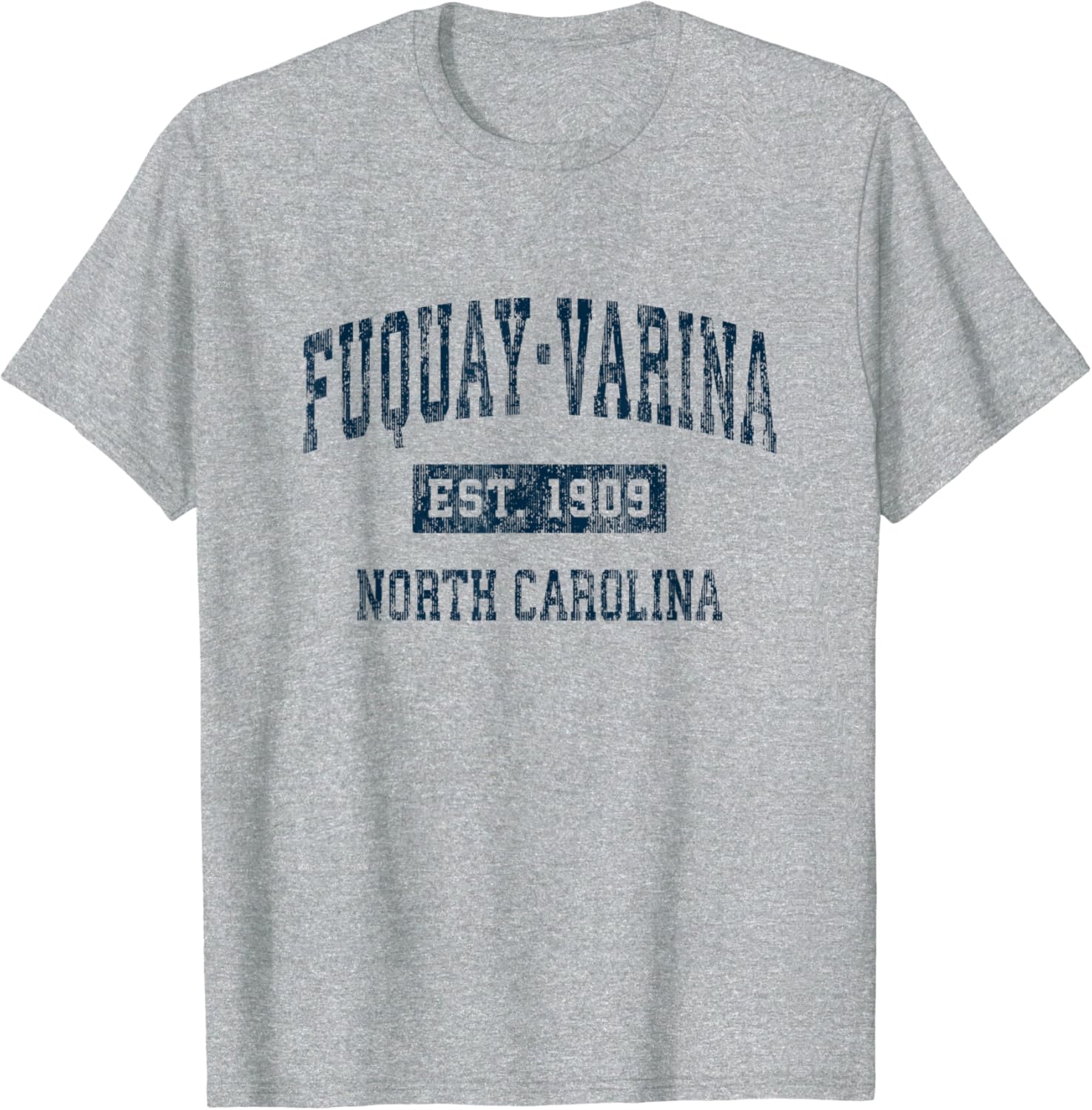 FuquayVarina North Carolina NC Vintage Sports Design Navy
